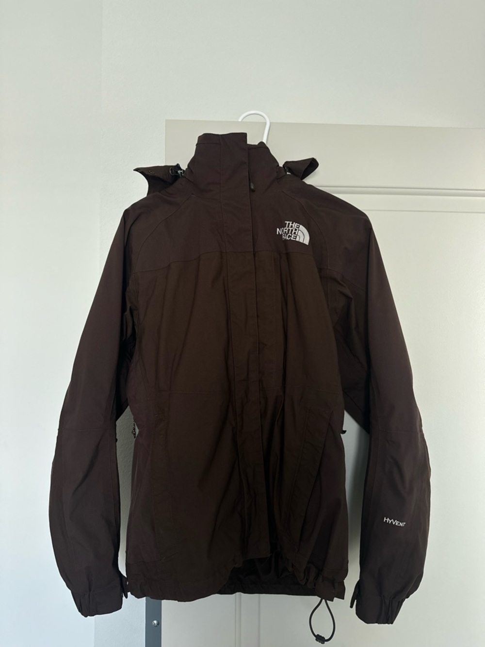 The North Face Women’s Hyvent Brown Rain Jacket with Hood